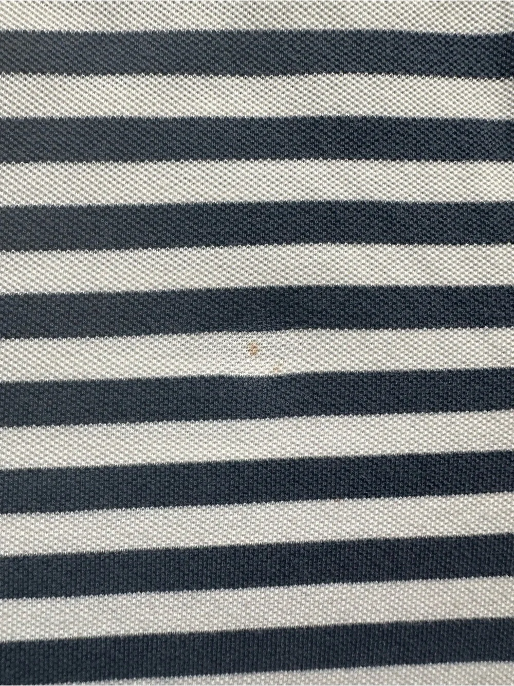 Polo by Ralph Lauren Navy & White Striped Polo with Red Pony Logo